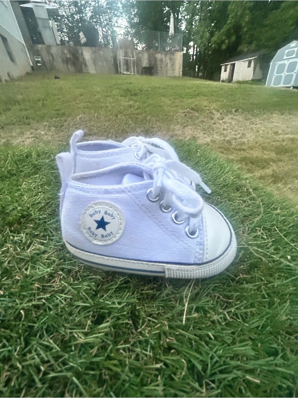 Converse Chuck Taylor First Star Infant High Top Shoe - Size: US 1,